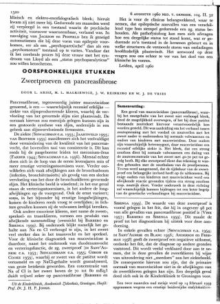 Eerste pagina van het artikel zoals het is gepubliceerd in het tijdschrift