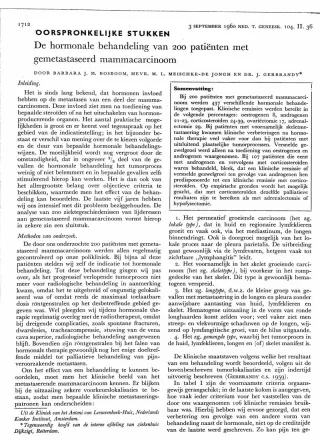Eerste pagina van het artikel zoals het is gepubliceerd in het tijdschrift