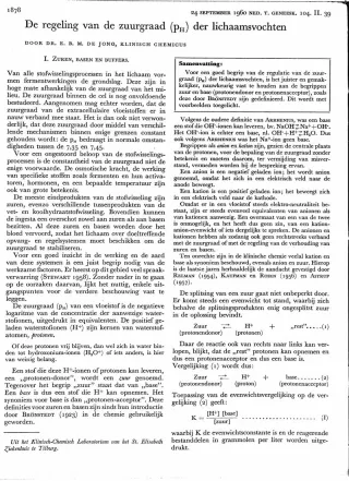 Eerste pagina van het artikel zoals het is gepubliceerd in het tijdschrift