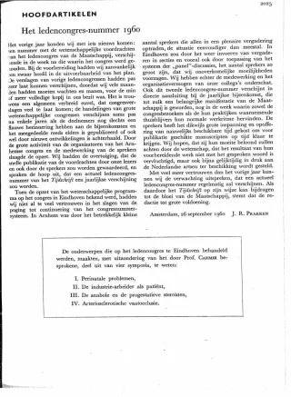 Eerste pagina van het artikel zoals het is gepubliceerd in het tijdschrift
