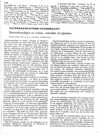 Eerste pagina van het artikel zoals het is gepubliceerd in het tijdschrift