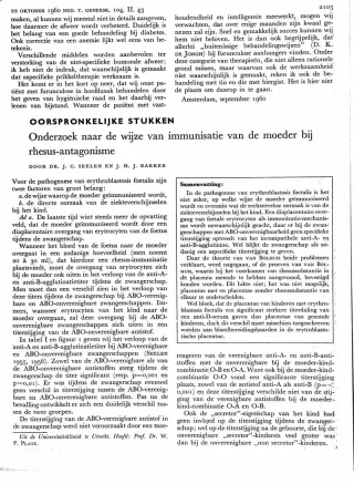 Eerste pagina van het artikel zoals het is gepubliceerd in het tijdschrift