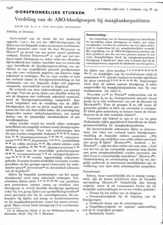 Eerste pagina van het artikel zoals het is gepubliceerd in het tijdschrift