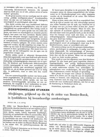 Eerste pagina van het artikel zoals het is gepubliceerd in het tijdschrift