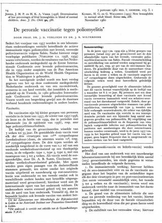 Eerste pagina van het artikel zoals het is gepubliceerd in het tijdschrift