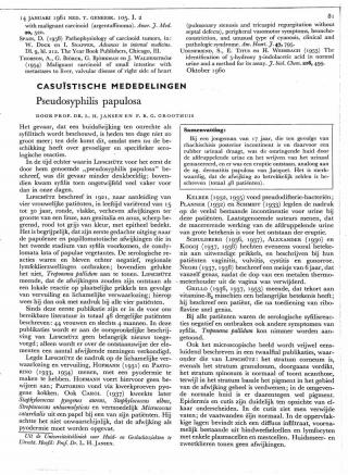 Eerste pagina van het artikel zoals het is gepubliceerd in het tijdschrift