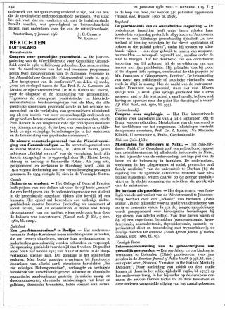 Eerste pagina van het artikel zoals het is gepubliceerd in het tijdschrift