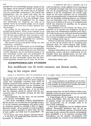 Eerste pagina van het artikel zoals het is gepubliceerd in het tijdschrift