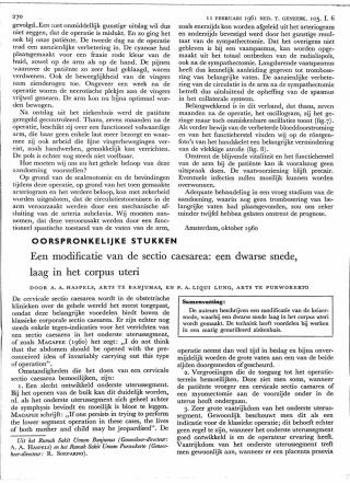 Eerste pagina van het artikel zoals het is gepubliceerd in het tijdschrift