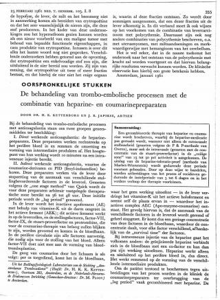 Eerste pagina van het artikel zoals het is gepubliceerd in het tijdschrift