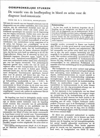 Eerste pagina van het artikel zoals het is gepubliceerd in het tijdschrift