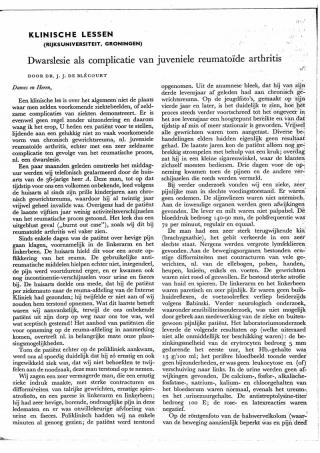 Eerste pagina van het artikel zoals het is gepubliceerd in het tijdschrift