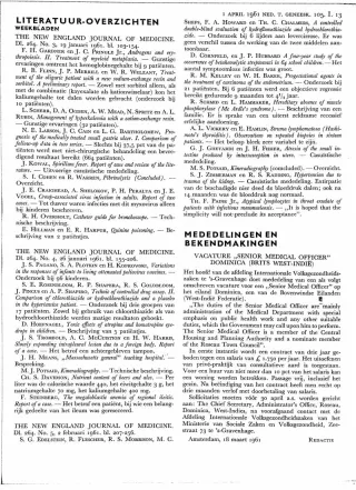 Eerste pagina van het artikel zoals het is gepubliceerd in het tijdschrift