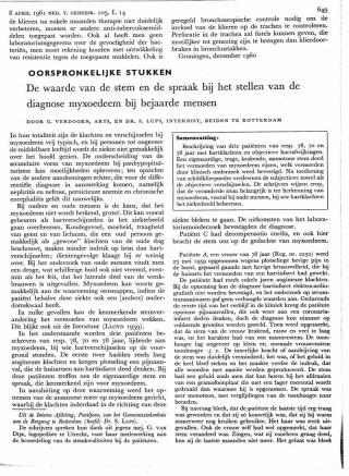 Eerste pagina van het artikel zoals het is gepubliceerd in het tijdschrift