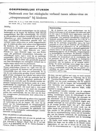 Eerste pagina van het artikel zoals het is gepubliceerd in het tijdschrift