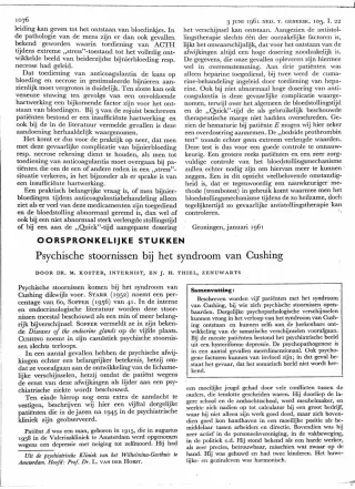Eerste pagina van het artikel zoals het is gepubliceerd in het tijdschrift