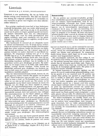 Eerste pagina van het artikel zoals het is gepubliceerd in het tijdschrift