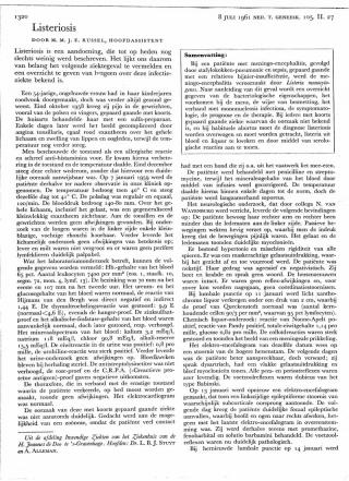 Eerste pagina van het artikel zoals het is gepubliceerd in het tijdschrift