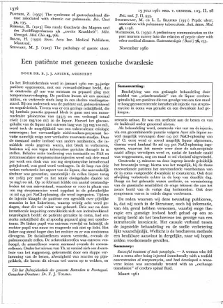 Eerste pagina van het artikel zoals het is gepubliceerd in het tijdschrift