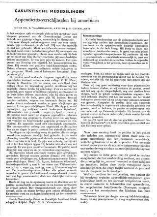 Eerste pagina van het artikel zoals het is gepubliceerd in het tijdschrift