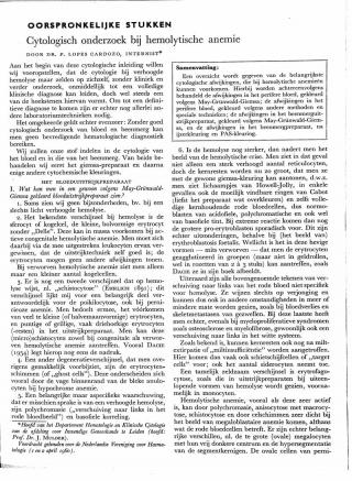 Eerste pagina van het artikel zoals het is gepubliceerd in het tijdschrift