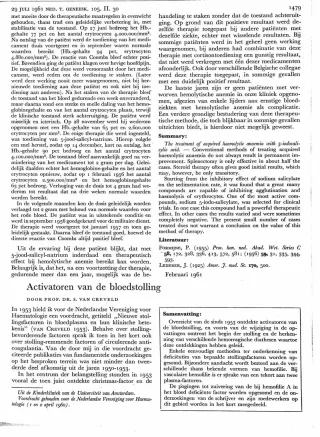 Eerste pagina van het artikel zoals het is gepubliceerd in het tijdschrift