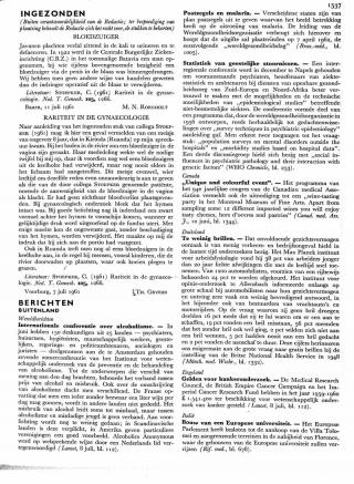 Eerste pagina van het artikel zoals het is gepubliceerd in het tijdschrift