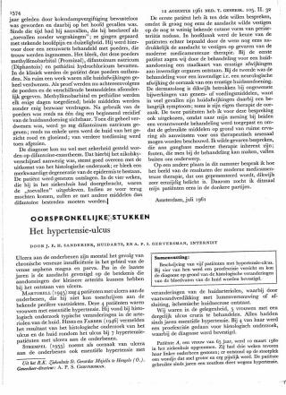 Eerste pagina van het artikel zoals het is gepubliceerd in het tijdschrift