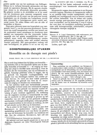Eerste pagina van het artikel zoals het is gepubliceerd in het tijdschrift