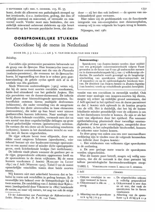 Eerste pagina van het artikel zoals het is gepubliceerd in het tijdschrift