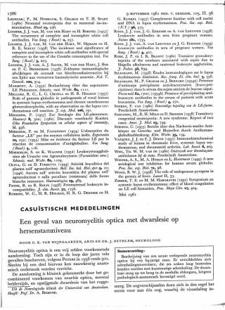 Eerste pagina van het artikel zoals het is gepubliceerd in het tijdschrift