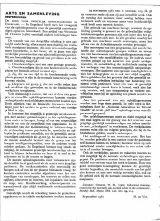 Eerste pagina van het artikel zoals het is gepubliceerd in het tijdschrift