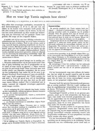 Eerste pagina van het artikel zoals het is gepubliceerd in het tijdschrift