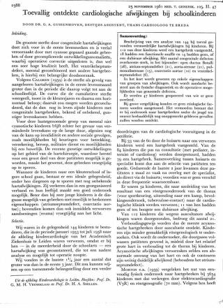 Eerste pagina van het artikel zoals het is gepubliceerd in het tijdschrift