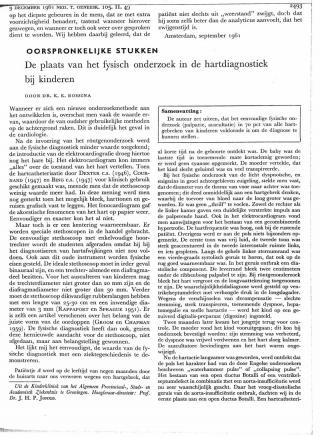 Eerste pagina van het artikel zoals het is gepubliceerd in het tijdschrift