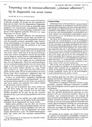 Eerste pagina van het artikel zoals het is gepubliceerd in het tijdschrift