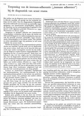 Eerste pagina van het artikel zoals het is gepubliceerd in het tijdschrift