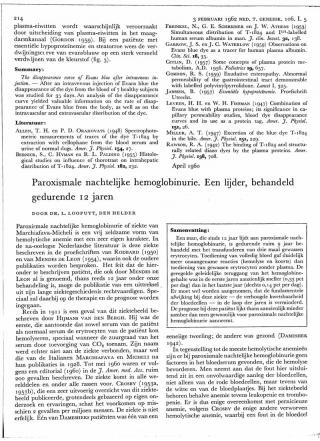 Eerste pagina van het artikel zoals het is gepubliceerd in het tijdschrift