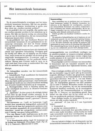 Eerste pagina van het artikel zoals het is gepubliceerd in het tijdschrift