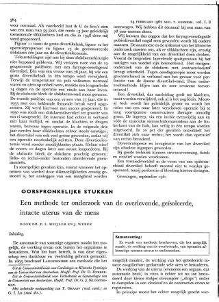 Eerste pagina van het artikel zoals het is gepubliceerd in het tijdschrift