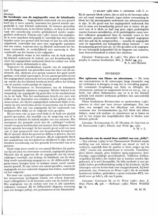 Eerste pagina van het artikel zoals het is gepubliceerd in het tijdschrift