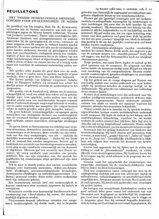 Eerste pagina van het artikel zoals het is gepubliceerd in het tijdschrift