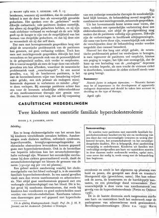 Eerste pagina van het artikel zoals het is gepubliceerd in het tijdschrift