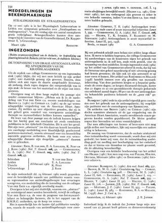 Eerste pagina van het artikel zoals het is gepubliceerd in het tijdschrift