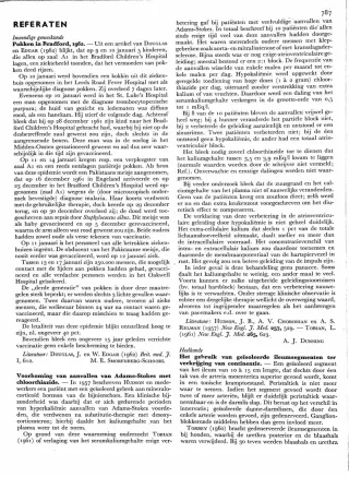 Eerste pagina van het artikel zoals het is gepubliceerd in het tijdschrift