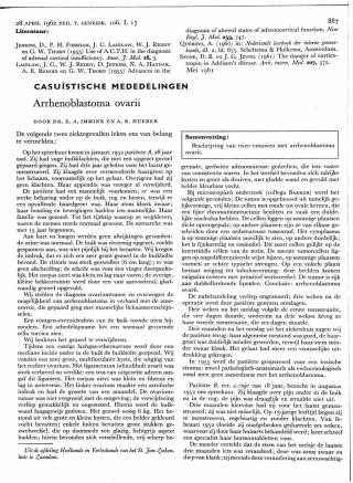 Eerste pagina van het artikel zoals het is gepubliceerd in het tijdschrift