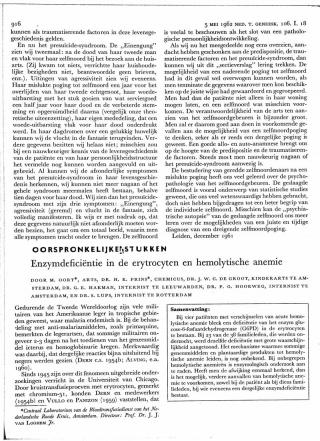 Eerste pagina van het artikel zoals het is gepubliceerd in het tijdschrift