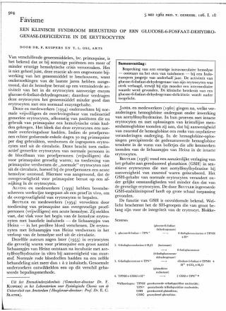 Eerste pagina van het artikel zoals het is gepubliceerd in het tijdschrift