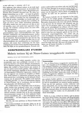 Eerste pagina van het artikel zoals het is gepubliceerd in het tijdschrift