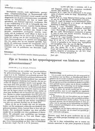 Eerste pagina van het artikel zoals het is gepubliceerd in het tijdschrift